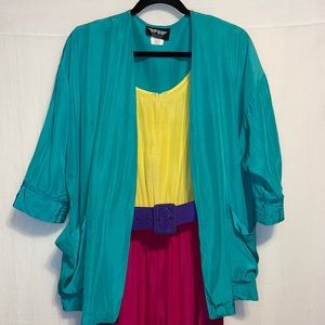 Vintage 80's PG Collections Romper w/Jacket